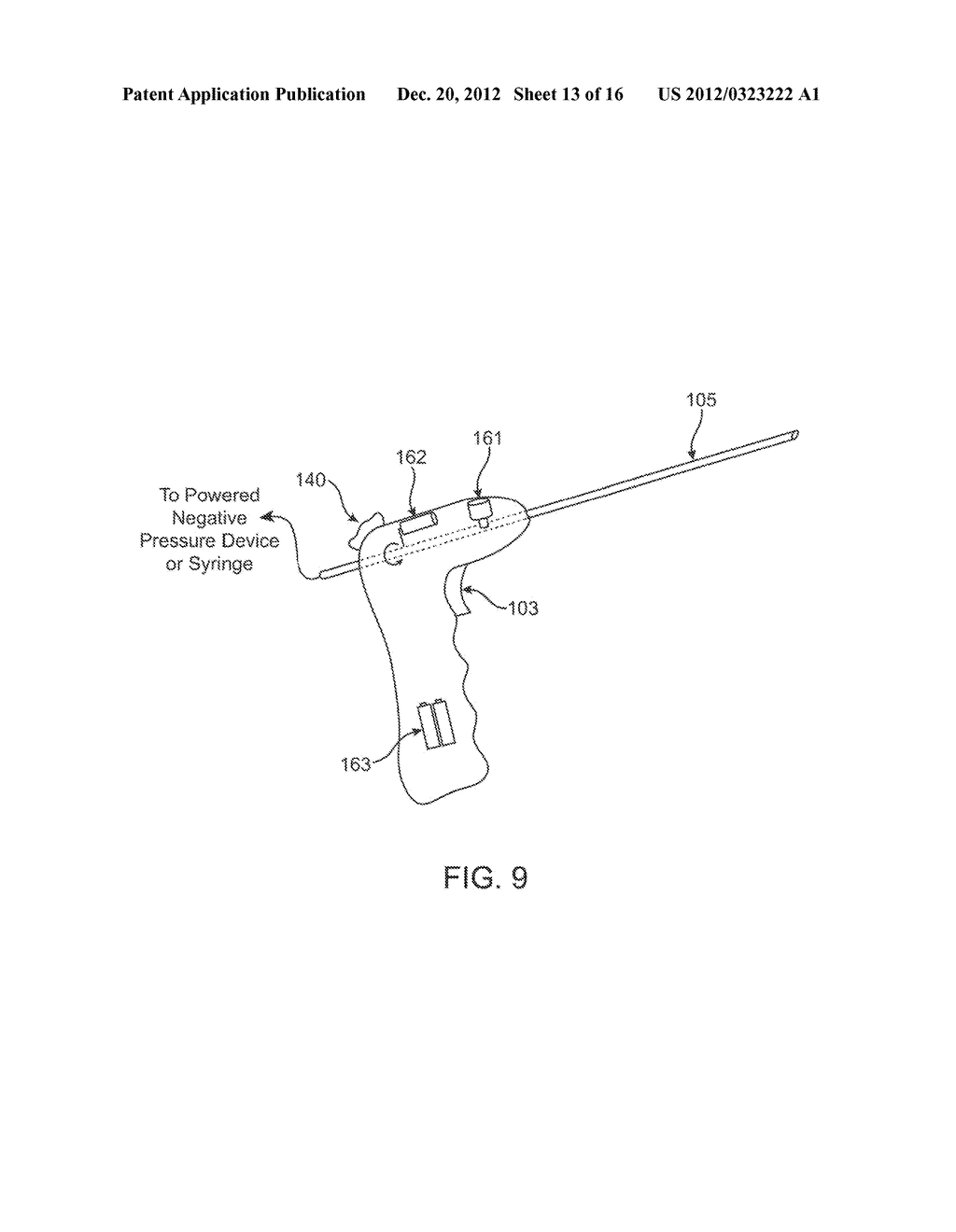 DEVICE AND METHOD FOR RAPID ASPIRATION AND COLLECTION OF BODY TISSUE FROM     WITHIN AN ENCLOSED BODY SPACE - diagram, schematic, and image 14