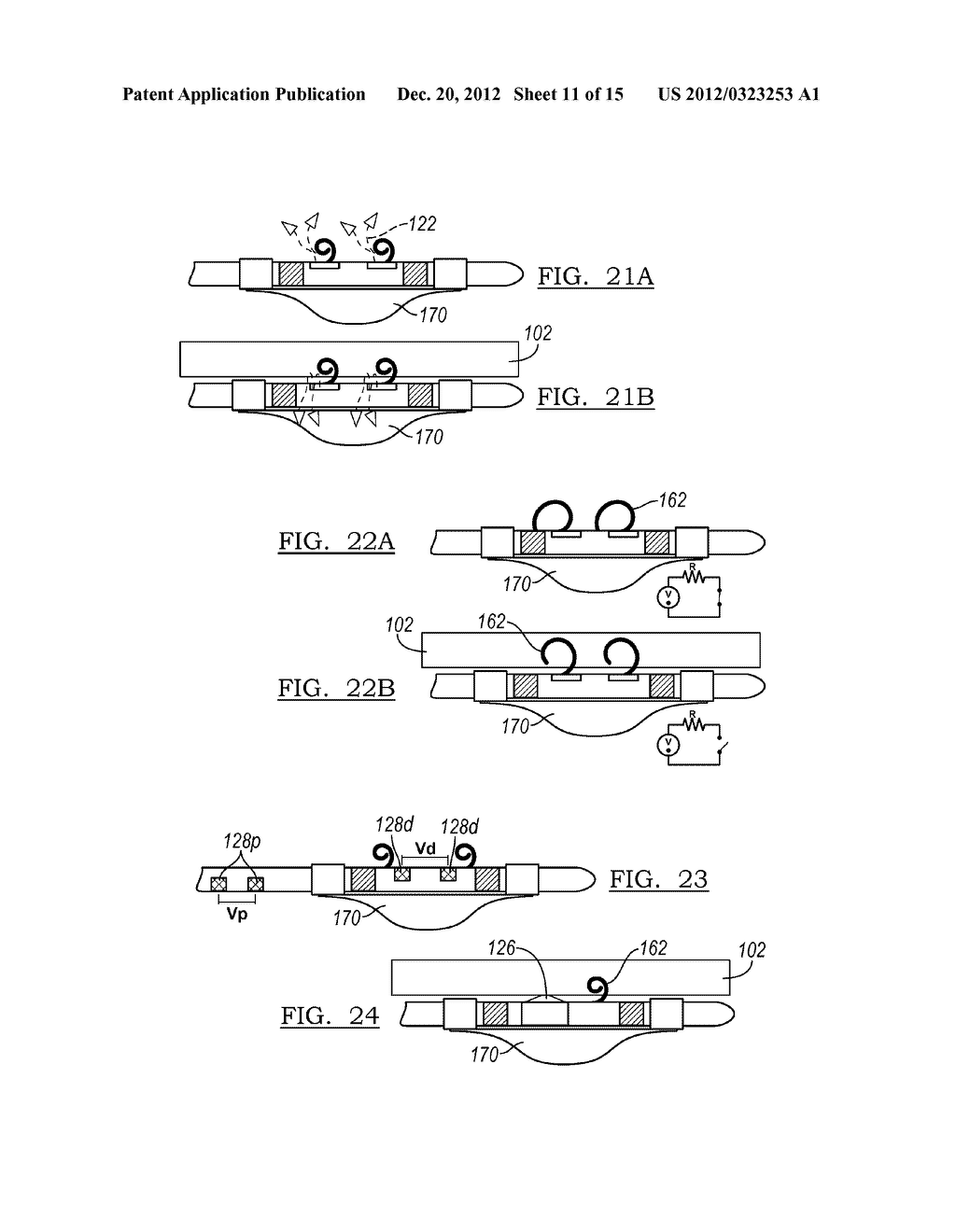 DEVICE AND METHOD FOR POSITIONING AN ELECTRODE IN TISSUE - diagram, schematic, and image 12