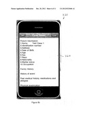 METHOD AND A MOBILE DEVICE FOR REVIEWING PATIENT INFORMATION diagram and image