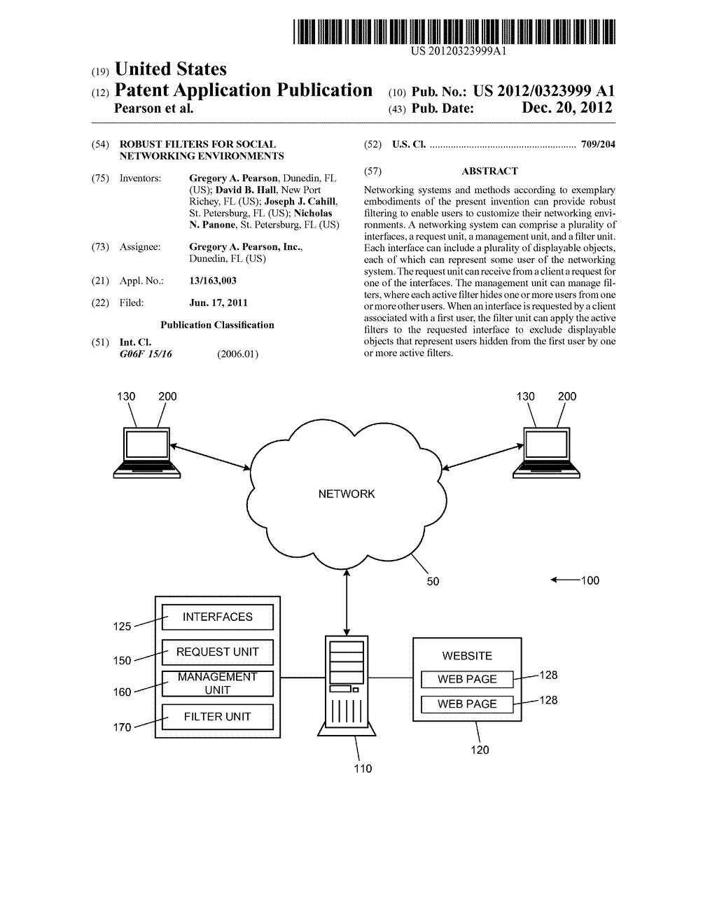 ROBUST FILTERS FOR SOCIAL NETWORKING ENVIRONMENTS - diagram, schematic, and image 01