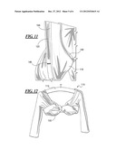 SLEEVES FOR WEAR WITH SLEEVELESS OR SHORT SLEEVED GARMENT OR BRA WITH     SLEEVES diagram and image