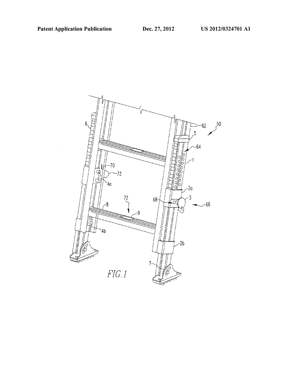 Method for a Ladder with a Ladder Leveler - diagram, schematic, and image 02