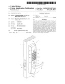 PUSH BUTTON LOCK diagram and image