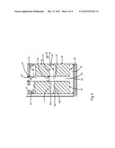 HOUSING AND HOUSING ASSEMBLY FOR SUBSTANCE REMOVING AN UNDESIRED     RESPIRATORY GAS COMPONENT OF A RESPIRATORY GAS FLOW AND AN ARRANGEMENT     FOR VENTILATING LUNGS OF A SUBJECT diagram and image