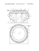 ACOUSTICAL CORE FOR ABSORBING NOISE WITHIN A TIRE INTERIOR CAVITY diagram and image