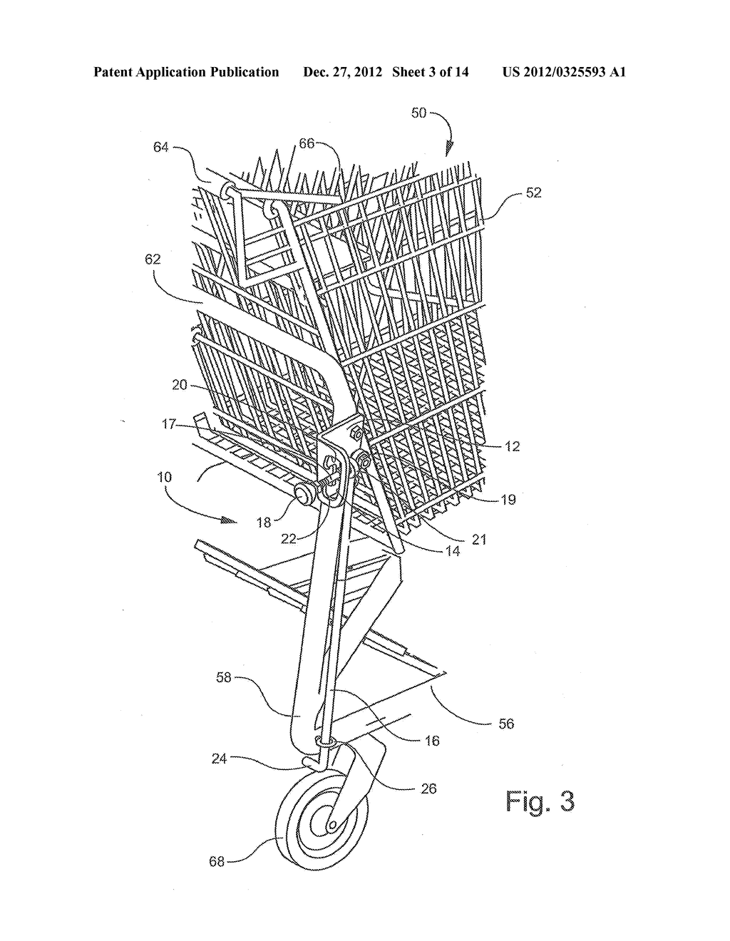 CART BRAKE AND CART WITH USER-OPERABLE BRAKE - diagram, schematic, and image 04