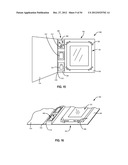 PORTABLE ELECTRONIC DEVICE CASE ACCESSORIES AND RELATED SYSTEMS AND     METHODS diagram and image