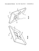 PORTABLE ELECTRONIC DEVICE CASE ACCESSORIES AND RELATED SYSTEMS AND     METHODS diagram and image