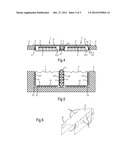 COOKING APPARATUS FOR INSERTION INTO A CUT-OUT IN A WORK TOP AND METHOD     FOR MOUNTING TWO COOKING APPARATUSES THAT CAN BE ARRANGED ADJACENTLY IN A     SHARED CUT-OUT IN A WORK TOP diagram and image