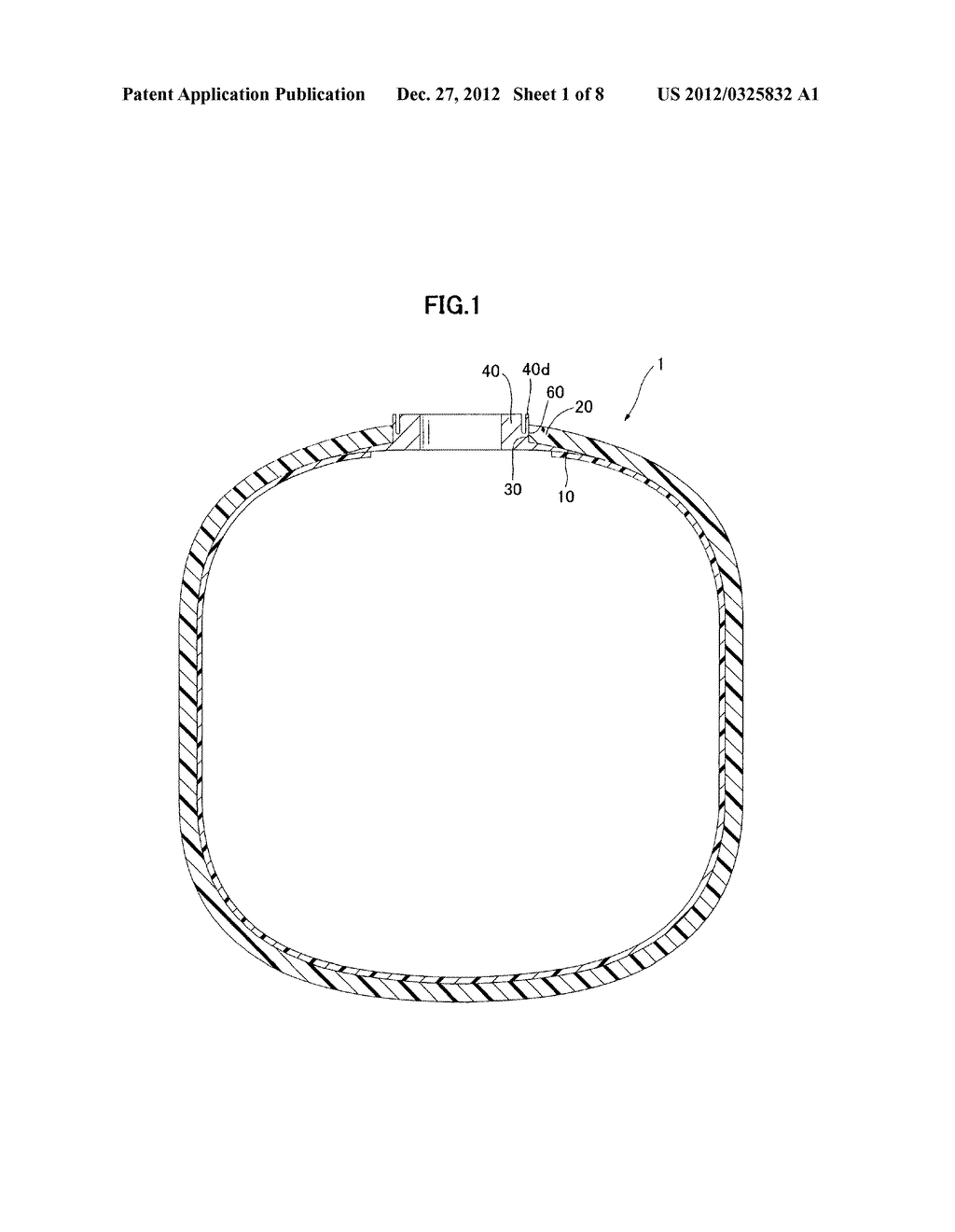 BONDING STRUCTURE OF METAL MEMBER AND COMPOSITE-MATERIAL MEMBER - diagram, schematic, and image 02