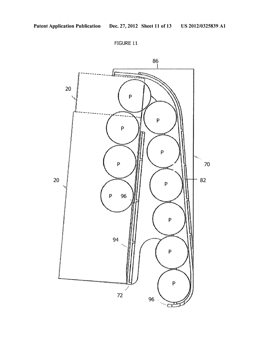 DEVICES FOR DISPENSING AND DISPLAYING PRODUCTS AND PACKAGE ASSEMBLIES FOR     USE WITH THE SAME - diagram, schematic, and image 12