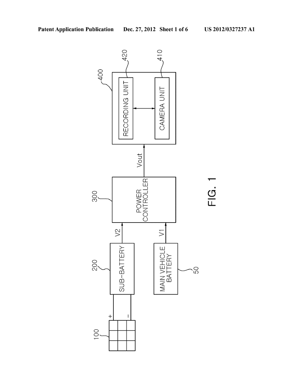 VEHICLE-MOUNTED VIDEO RECORDING APPARATUS USING SOLAR CELL - diagram, schematic, and image 02