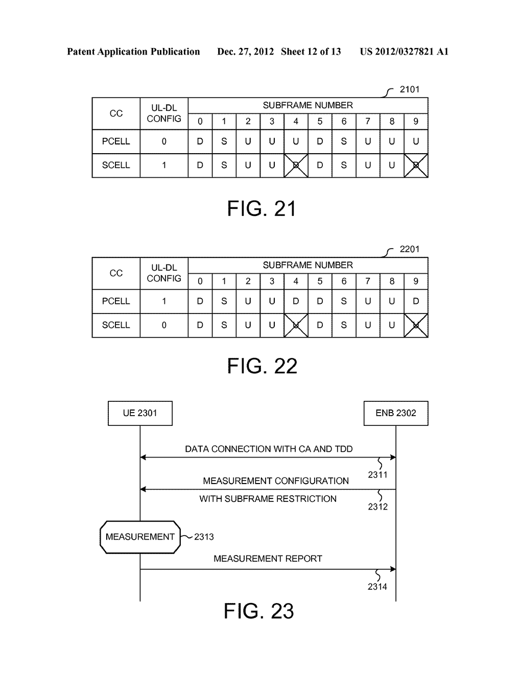 Systems and Methods for Different TDD Configurations in Carrier     Aggregation - diagram, schematic, and image 13