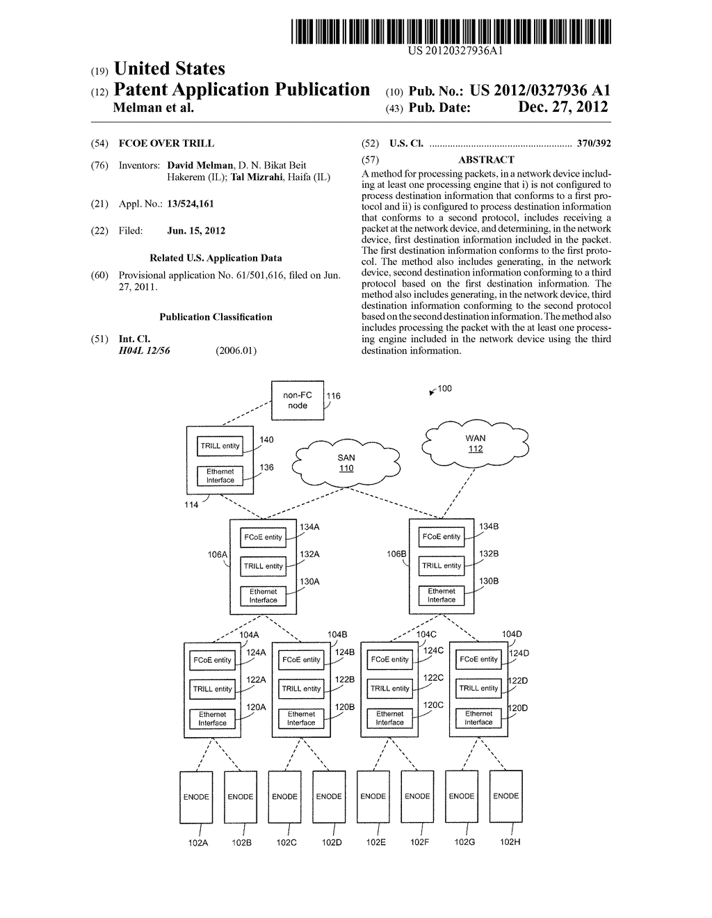 FCOE OVER TRILL - diagram, schematic, and image 01