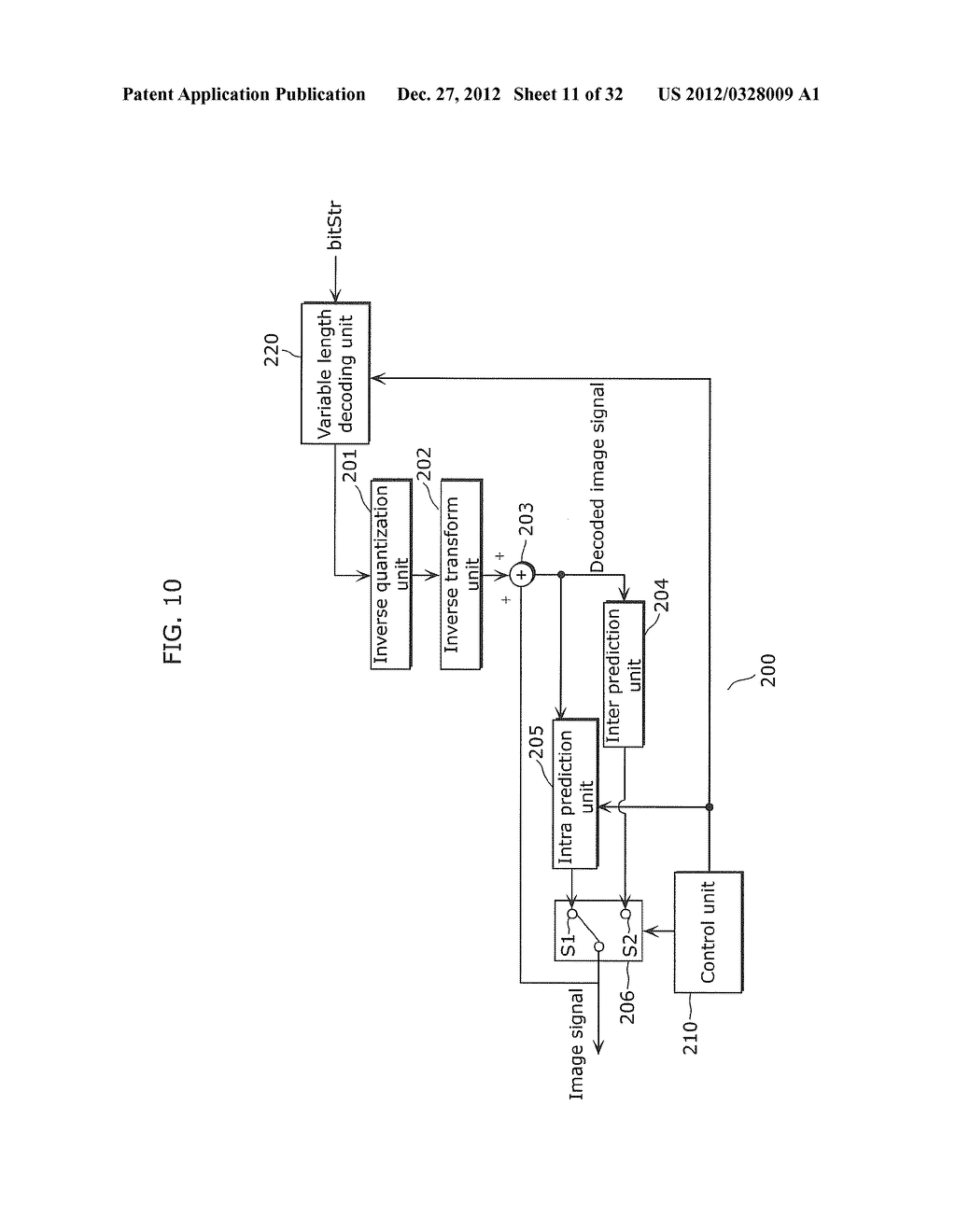 IMAGE DECODING METHOD, IMAGE CODING METHOD, IMAGE DECODING APPARATUS,     IMAGE CODING APPARATUS, AND IMAGE CODING AND DECODING APPARATUS - diagram, schematic, and image 12