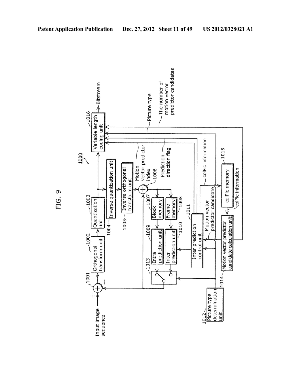 MOVING PICTURE CODING METHOD, MOVING PICTURE CODING APPARATUS, MOVING     PICTURE DECODING METHOD, MOVING PICTURE DECODING APPARATUS, AND MOVING     PICTURE CODING AND DECODING APPARATUS - diagram, schematic, and image 12