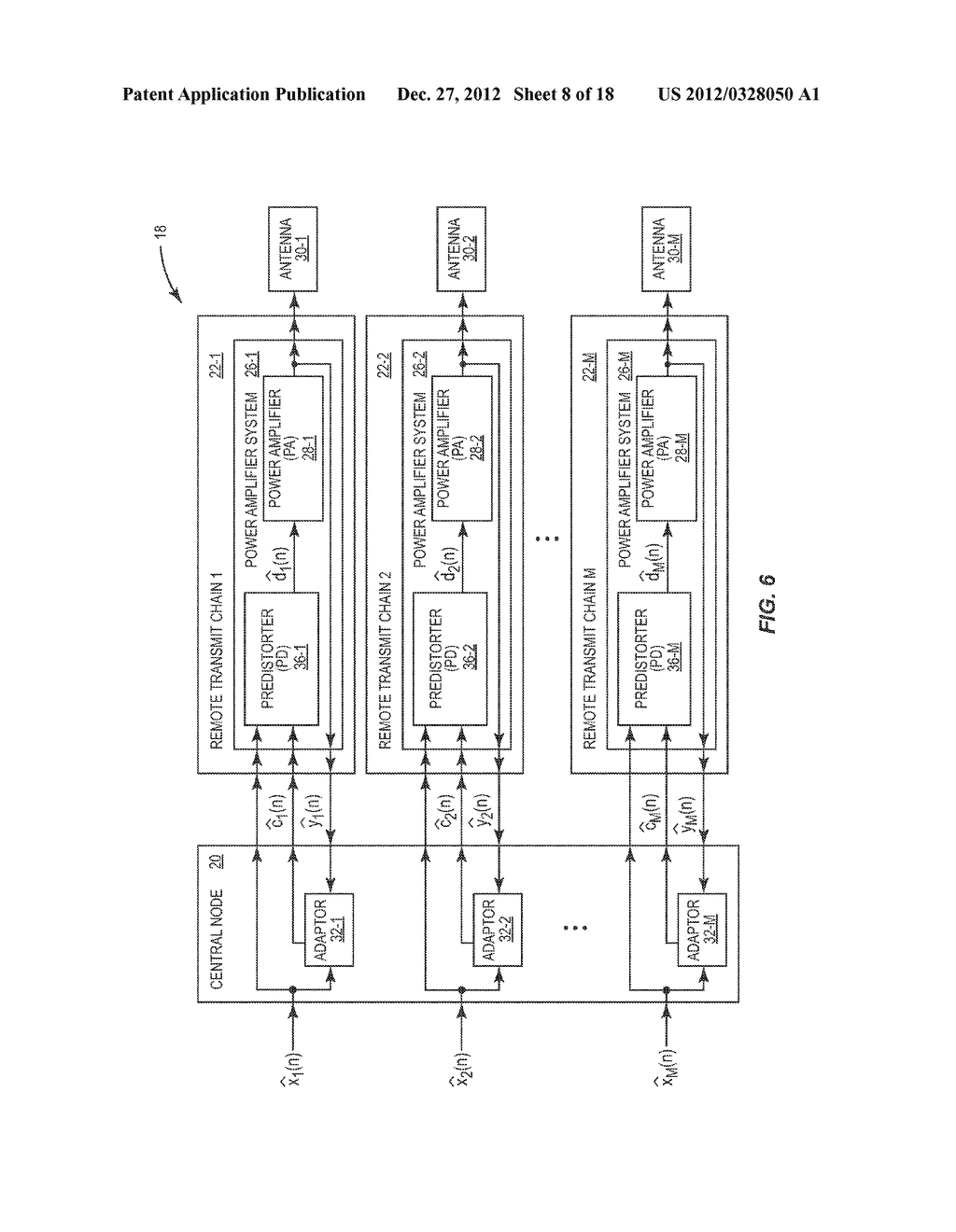 CENTRALIZED ADAPTOR ARCHITECTURE FOR POWER AMPLIFIER LINEARIZATIONS IN     ADVANCED WIRELESS COMMUNICATION SYSTEMS - diagram, schematic, and image 09