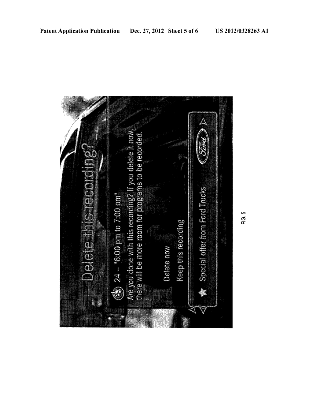 Method And Apparatus For Advertisement Placement In A User Dialog On A     Set-Top Box - diagram, schematic, and image 06