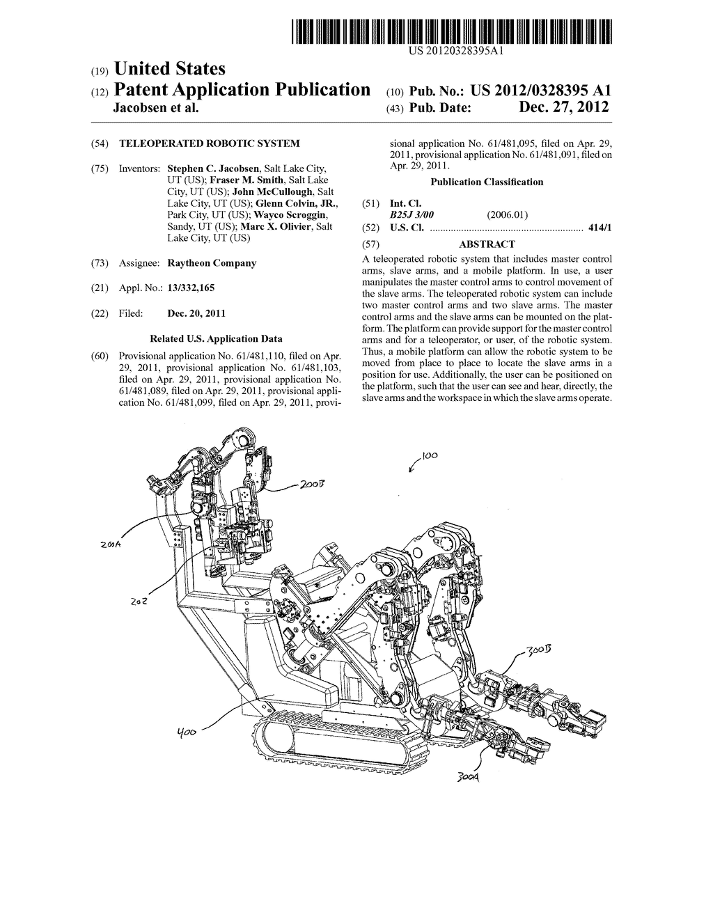 Teleoperated Robotic System - diagram, schematic, and image 01