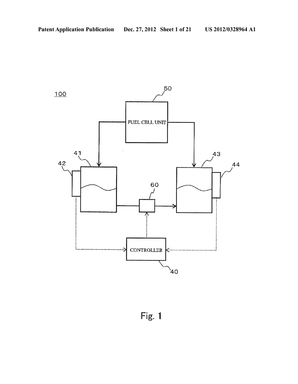 FUEL CELL SYSTEM AND METHOD OF OPERATING THEREOF - diagram, schematic, and image 02