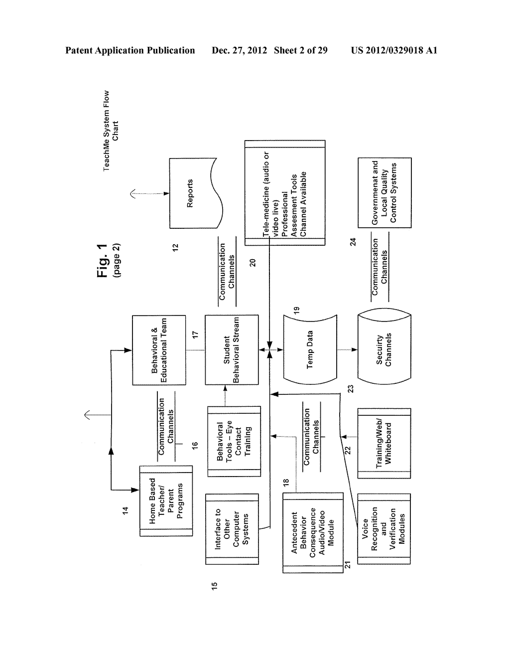 RESPONSE SCORING SYSTEM FOR VERBAL BEHAVIOR WITHIN A BEHAVIORAL STREAM     WITH A REMOTE CENTRAL PROCESSING SYSTEM AND ASSOCIATED HANDHELD     COMMUNICATING DEVICES - diagram, schematic, and image 03