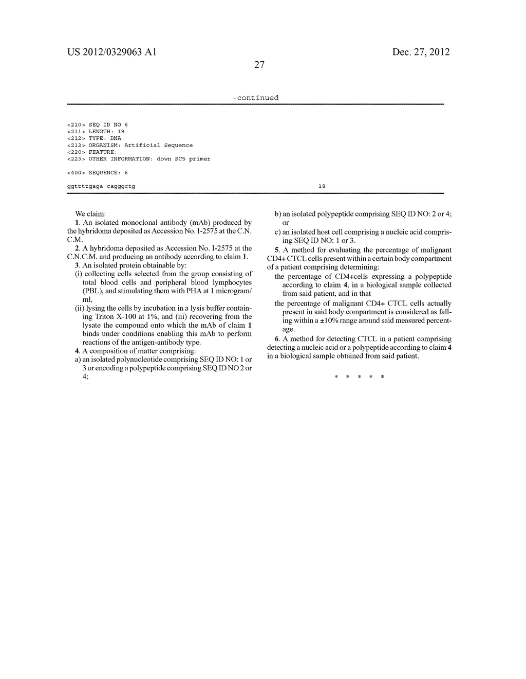 NOVEL MEANS FOR THE DIAGNOSIS AND THERAPY OF CTCL - diagram, schematic, and image 42