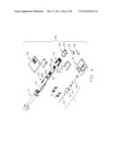 CABLE ASSEMBLY WITH A FLOATING CONNECTOR diagram and image