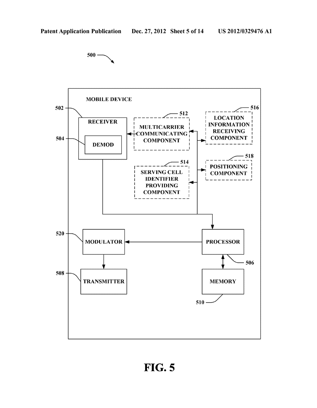 METHODS AND APPARATUS FOR WIRELESS DEVICE POSITIONING IN MULTICARRIER     CONFIGURATIONS - diagram, schematic, and image 06