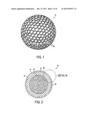 Golf Ball Having An Aerodynamic Coating Including Micro Surface Roughness diagram and image