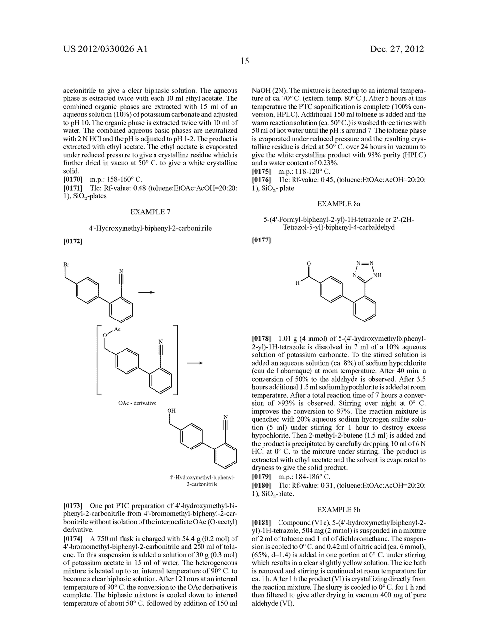 PROCESS FOR THE PREPARATION OF TETRAZOLE DERIVATIVES FROM ORGANO BORON AND     ORGANO ALUMINIUM AZIDES - diagram, schematic, and image 16
