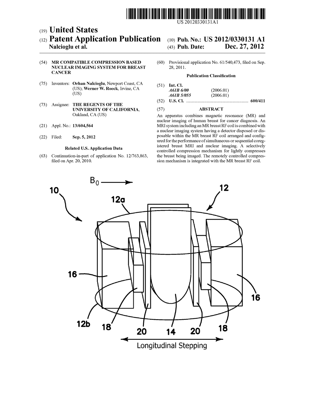 MR COMPATIBLE COMPRESSION BASED NUCLEAR IMAGING SYSTEM FOR BREAST CANCER - diagram, schematic, and image 01