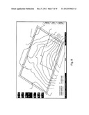 Computer-implemented land planning system and method with automated     parking area design tools diagram and image