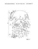 HEADPIECE ASSEMBLY HAVING REMOVABLE BALLISTIC SHELL AND BUMP SHELL WITH     SUSPENSION ASSEMBLY diagram and image