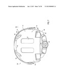 HEADPIECE ASSEMBLY HAVING REMOVABLE BALLISTIC SHELL AND BUMP SHELL WITH     SUSPENSION ASSEMBLY diagram and image