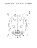 HEADPIECE ASSEMBLY HAVING REMOVABLE BALLISTIC SHELL AND BUMP SHELL WITH     SUSPENSION ASSEMBLY diagram and image