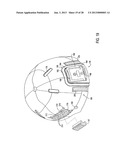 HEADPIECE ASSEMBLY HAVING REMOVABLE BALLISTIC SHELL AND BUMP SHELL WITH     SUSPENSION ASSEMBLY diagram and image