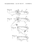 Locking mechanism for a folding knife diagram and image