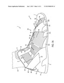 Footwear with Counter-Supplementing Strap diagram and image
