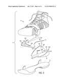 Footwear with Counter-Supplementing Strap diagram and image