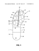 Bowling Shoe Outsole With Interchangeable Pads diagram and image