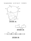 COLLAPSIBLE AND/OR ERECTABLE FLORAL CONTAINERS diagram and image