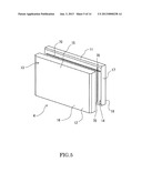 LATERAL DISPLACEMENT PREVENTING MEMBER FOR EXTERIOR WALL BOARD AND     EXTERIOR WALL INSTALLATION STRUCTURE USING THE SAME diagram and image