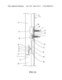 LATERAL DISPLACEMENT PREVENTING MEMBER FOR EXTERIOR WALL BOARD AND     EXTERIOR WALL INSTALLATION STRUCTURE USING THE SAME diagram and image