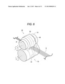 DRAFT ROLLER, SPINNING UNIT, SPINNING MACHINE, AND MANUFACURING METHOD OF     SPUN YARN diagram and image