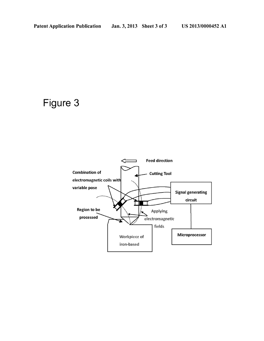 METHOD FOR PREVENTING WEAR OF MONOCRYSTALLINE DIAMOND TOOLS BY APPLYING     MULTIPLE PHYSICAL FIELDS DURING ULTRA-PRECISION MACHINING - diagram, schematic, and image 04