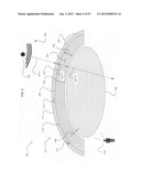 Wearable air blast protection device having at least two attenuating     regions diagram and image