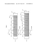 Wearable air blast protection device having at least two attenuating     regions diagram and image