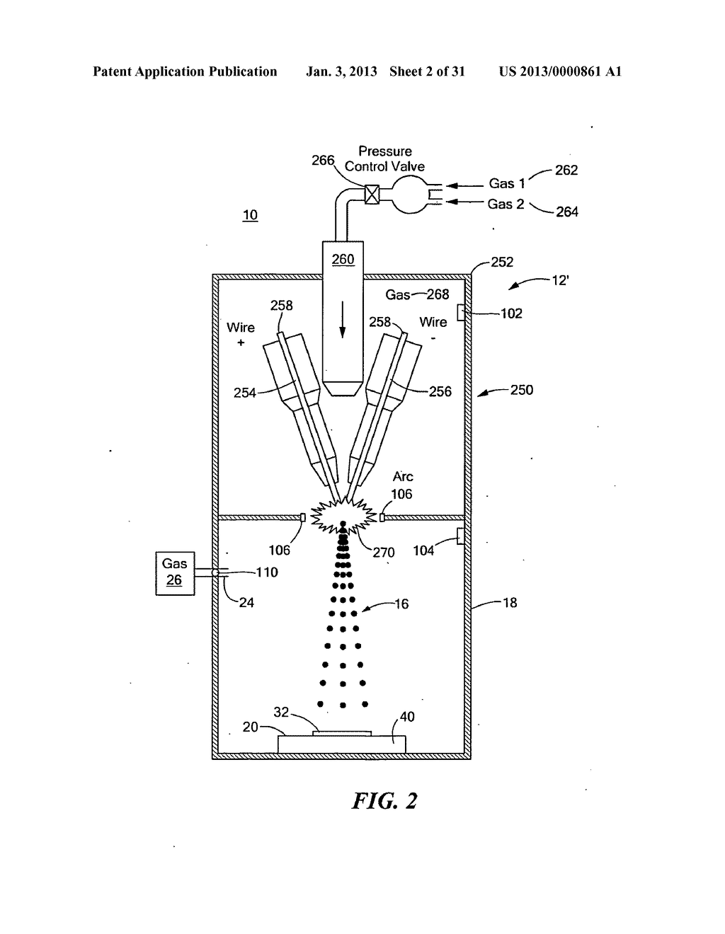 System and method for making structured magnetic material from insulated     particles - diagram, schematic, and image 03