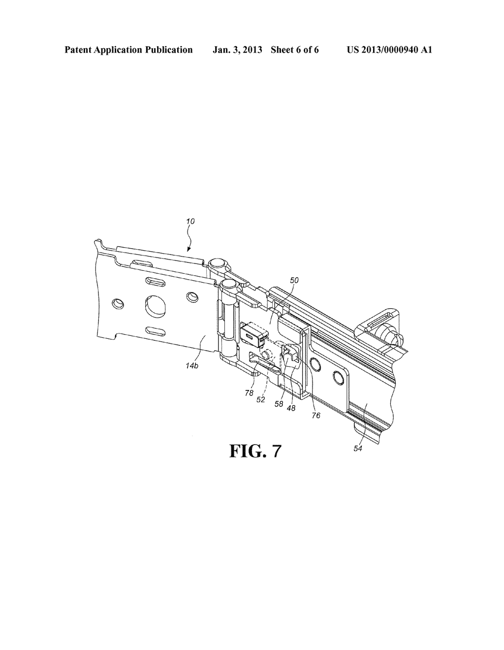 CONNECTION DEVICE OF CABLE MANAGEMENT ARM - diagram, schematic, and image 07