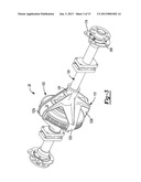 AXLE ASSEMBLY FOR A MOTORCYCLE ASSEMBLY HAVING A PAIR OF DRIVEN WHEELS diagram and image